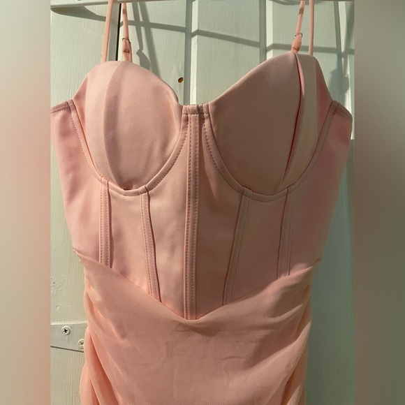 Privy corset ruched bodycon mini dress-US Small NWT - Picture 2 of 6